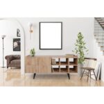 Κονσόλα Piranha μελαμίνη oak 150x42x71cm ed7505