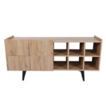 Κονσόλα Piranha μελαμίνη oak 150x42x71cm ed7505 - Image 2