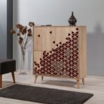 Έπιπλο εισόδου παπουτσοθήκη Mente 95x36x111cm μελαμίνη ed7515