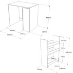 Ντουλάπι μπάνιου Sia άσπρο μελαμίνη 93 5x60x88 3εκ ed751 - Image 2
