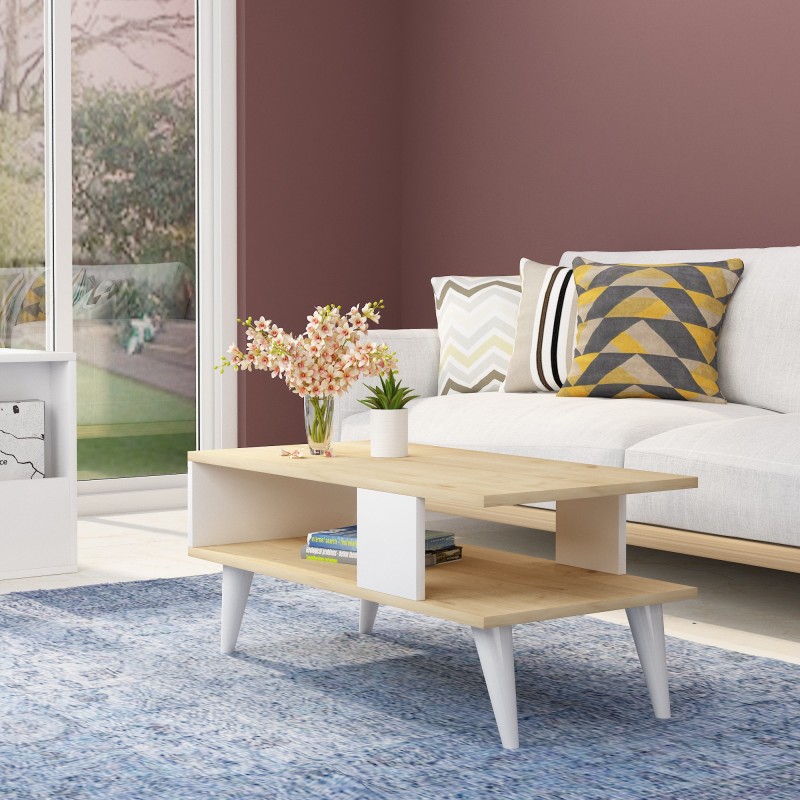 7522_0-800x800 Τραπέζι σαλονιού Ayca Sapphire άσπρο μελαμίνη 90x45x40εκ ed7522 - Image 1