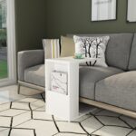 Βοηθητικό τραπέζι Serce άσπρο χρώμα μελαμίνη 30x40x50cm ed7527 - Image 5