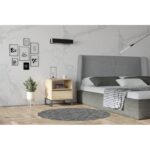 Κομοδίνο Barbara Sapphire μελαμίνη 51x51x61cm ed7531