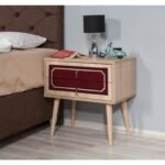 Κομοδίνο Two μελαμίνη 60x40x61cm ed7541