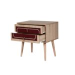 Κομοδίνο Two μελαμίνη 60x40x61cm ed7541 - Image 3