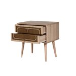 Κομοδίνο Two μελαμίνη 60x40x61cm ed7542 - Image 3