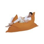 Πουφ Giant Cushion 140x180 αδιάβροχο ύφασμα πορτοκαλί ed7543 - Image 5