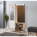 Έπιπλο εισόδου Inch μελαμίνη oak 100x36x195cm ed754