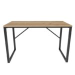 Γραφείο Layton μελαμίνη μαύρο oak 120x60x74cm ed7552 - Image 3