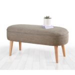 Σκαμπώ Timo καφέ χρώμα 100x40x47cm ed7571