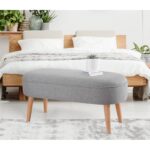 Σκαμπώ Timo γκρι χρώμα 100x40x47cm ed7572 - Image 3