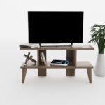 Έπιπλο τηλεόρασης Lago καρυδί 90x31 3x45cm ed7575 - Image 5