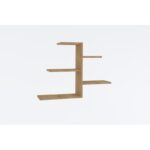 Ραφιέρα Gami Sapphire δρυς μελαμίνη 82 2x19 6x48εκ ed7584 - Image 3