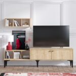 Έπιπλο τηλεόρασης Alessa 180x43x40cm μελαμίνη ed7607 - Image 3