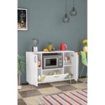 Ντουλάπι Pietro άσπρο μελαμίνη 120x36 5x86 5εκ ed7617 - Image 5