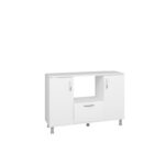 Ντουλάπι Pietro άσπρο μελαμίνη 120x36 5x86 5εκ ed7617 - Image 4