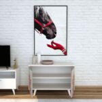 Έπιπλο εισόδου Tasarım άσπρο μελαμίνη 100x40x50εκ ed7620 - Image 4