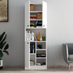 Ντουλάπι Order άσπρο μελαμίνη 59 6x35x180εκ ed7624 - Image 4