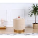 Σκαμπώ Memfis κρεμ 45x40cm ed7626 - Image 5