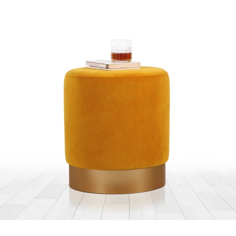 7628_0-800x800 Σκαμπώ Memfis μουσταρδί 45x40cm ed7628 - Image 1