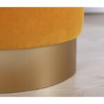 Σκαμπώ Memfis μουσταρδί 45x40cm ed7628 - Image 2