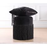 Σκαμπώ Mercurio μαύρο 40x45cm ed7629 - Image 4