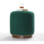 Σκαμπώ Zeone σκούρο πράσινο 43x42cm ed7630