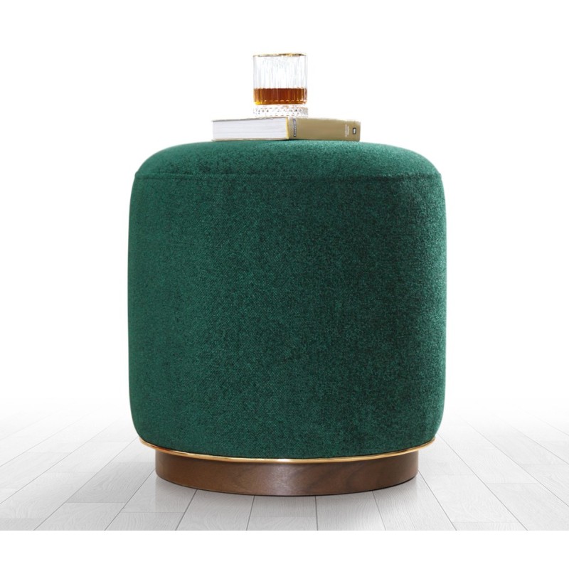 7630_0-800x800 Σκαμπώ Zeone σκούρο πράσινο 43x42cm ed7630 - Image 1