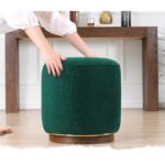 Σκαμπώ Zeone σκούρο πράσινο 43x42cm ed7630 - Image 3