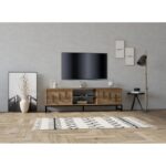 Έπιπλο τηλεόρασης Shape καρυδί 160x40x50cm ed7636