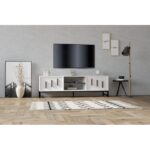 Έπιπλο τηλεόρασης Shape λευκό 160x40x50cm ed7637