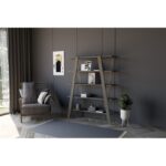 Βιβλιοθήκη Conde μαύρο μελαμίνη 120x25x150εκ ed7638 - Image 5