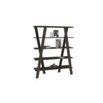 Βιβλιοθήκη Conde μαύρο μελαμίνη 120x25x150εκ ed7638 - Image 4