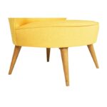 Πολυθρόνα Fiume κίτρινη 80x74x76cm ed7659 - Image 4