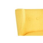 Πολυθρόνα Fiume κίτρινη 80x74x76cm ed7659 - Image 3