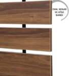 Κεφαλάρι Fuga καρυδί μελαμίνη 100x3x100εκ ed7662 - Image 3