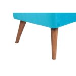 Σκαμπώ New Bern Turquoise 41x44cm ed7670 - Image 5