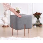 Σκαμπώ Rame γκρι 42x40cm ed7675 - Image 5