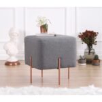 Σκαμπώ Rame γκρι 42x40cm ed7675 - Image 3