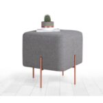 Σκαμπώ Rame γκρι 42x40cm ed7675 - Image 2