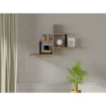 Ράφι τοίχου Diana Sapphire Oak μελαμίνη 60x20x90cm ed7687