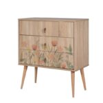 Συρταριέρα City Tulip μελαμίνη 80x40x89cm ed7695 - Image 4