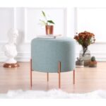 Σκαμπώ Rame θαλασσί 42x40cm ed7697