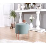 Σκαμπώ Rame θαλασσί 42x40cm ed7697 - Image 4