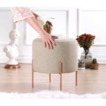 Σκαμπώ Rame καφέ 42x40cm ed7698 - Image 3