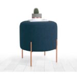 Σκαμπώ Rame Navy Blue 42x40cm ed7699 - Image 4