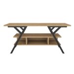 Έπιπλο τηλεόρασης Mine μαύρο oak 120x35x55cm ed7700 - Image 3