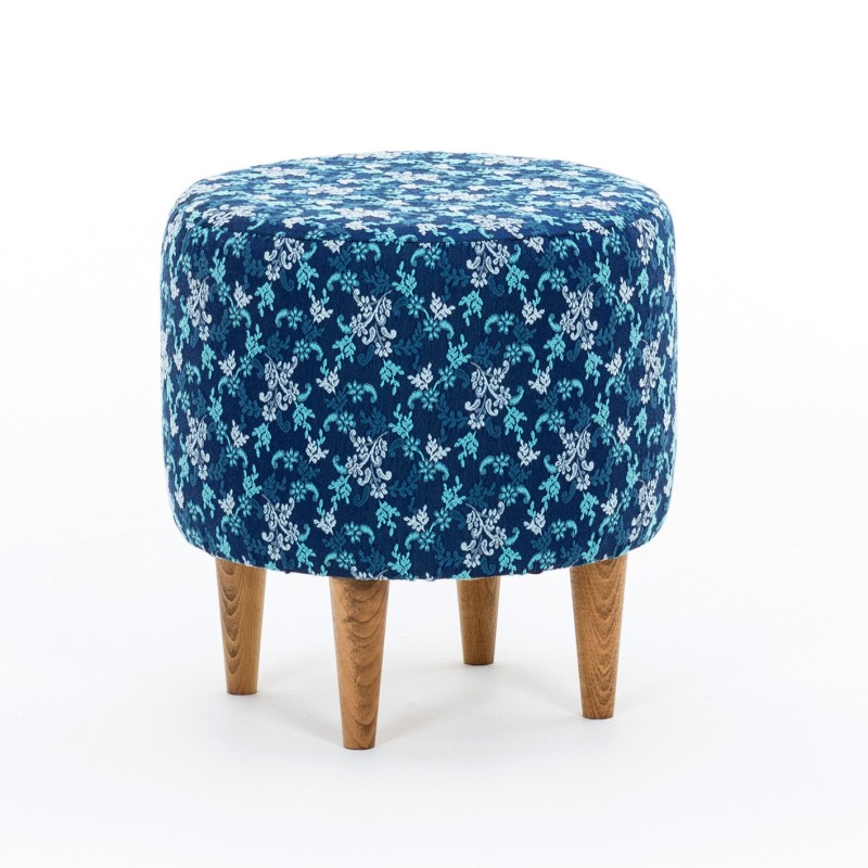 7702_0-800x800 Σκαμπό Bari μπλέ ξύλινα πόδια 40x40x42εκ ed7702 - Image 1