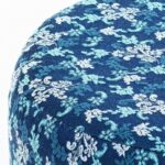 Σκαμπό Bari μπλέ ξύλινα πόδια 40x40x42εκ ed7702 - Image 2