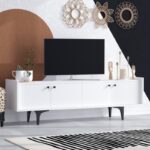 Βάση τηλεόρασης Atlas white 150x40x57cm ed7705